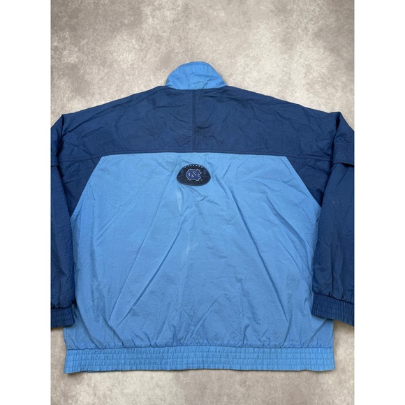 VTG Nike Carolina UNCTar Heels Track Jacket Windbreaker Blue Men L 90s Y2K Retro - Picture 3 of 16